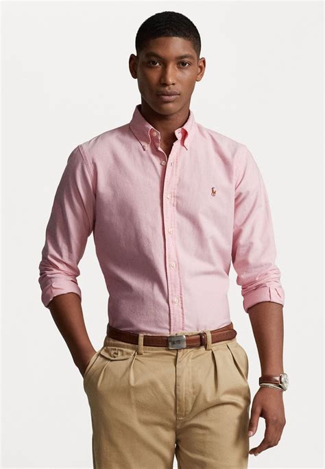 Polo Ralph Lauren Slim Fit Oxford Shirt Košeľa Pink Ružová Zalando Sk