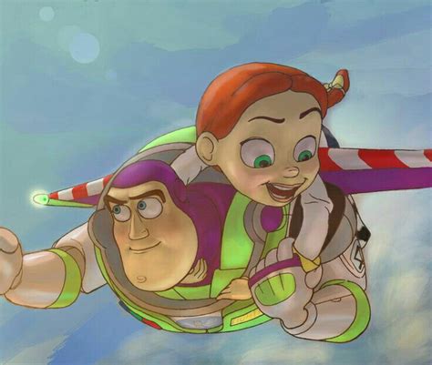 Pin On Toy Story Disney Fan Art Jessie And Buzz Disney Art