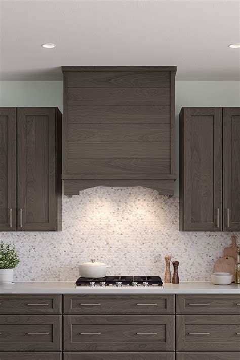 Shiplap Straight Wood Hood Omega Cabinetry