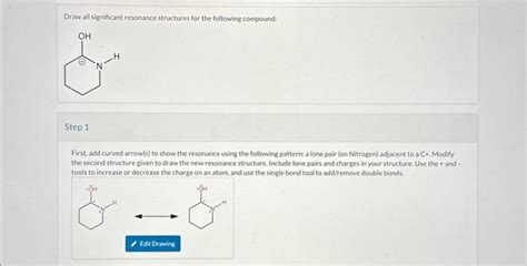 Solved Draw All Significant Resonance Structures For The