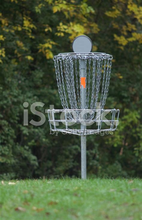 Disc Golf Basket Stock Photo Royalty Free Freeimages