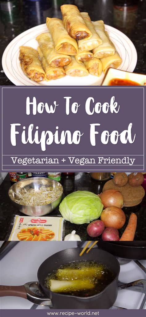 Recipe World How To Cook Filipino Food - Vegetarian+Vegan friendly ...