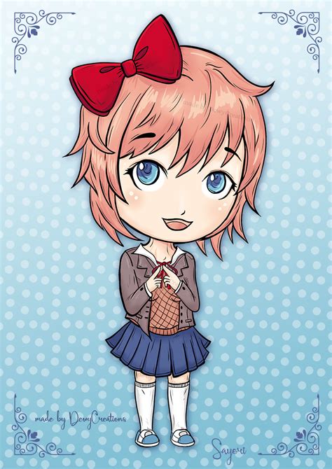 Sayori fanart Doki Doki Literature club - €9,50