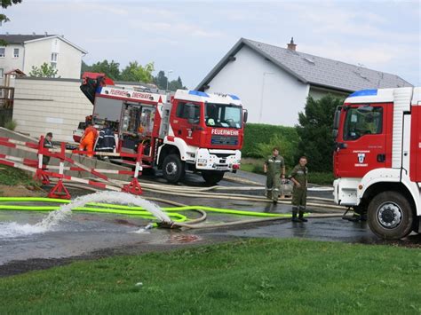 Unwetter 20 Feuerwehreinsätze in Oberwart Oberwart