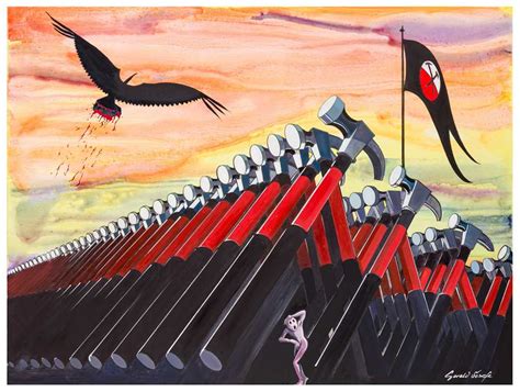 Gerald Scarfe - Pink Floyd's The Wall Marching Hammers at Chiswick ...