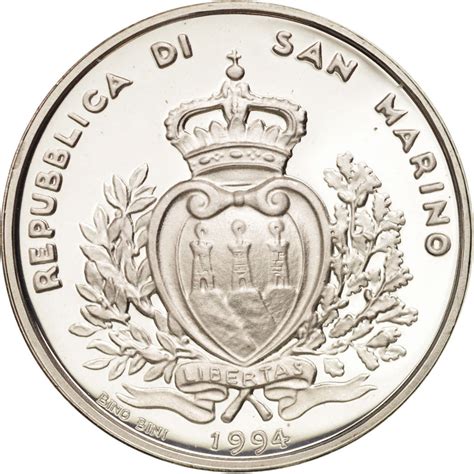 1000 Lire 1994 Olympics San Marino Numista