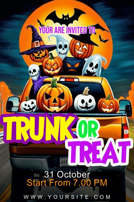 Trunk Or Treat Template Postermywall