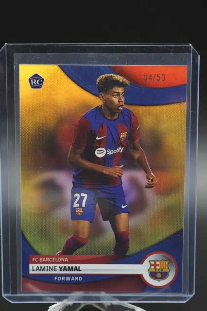 Topps Fc Barcelona Set Squadre Lamine Yamal Gold Rc Eur