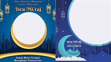 Gratis 10 Link Twibbon Dan Ucapan Memperingati Isra Miraj 2024 Lengkap