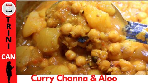 Easy Curry Channa And Aloo Recipe Curry Channa And Potato Youtube