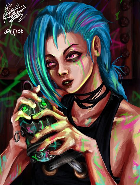 Artstation Jinx League Of Legends Fanart