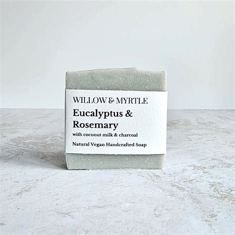 Eucalyptus And Rosemary Natural Charcoal Soap Willow And Myrtle