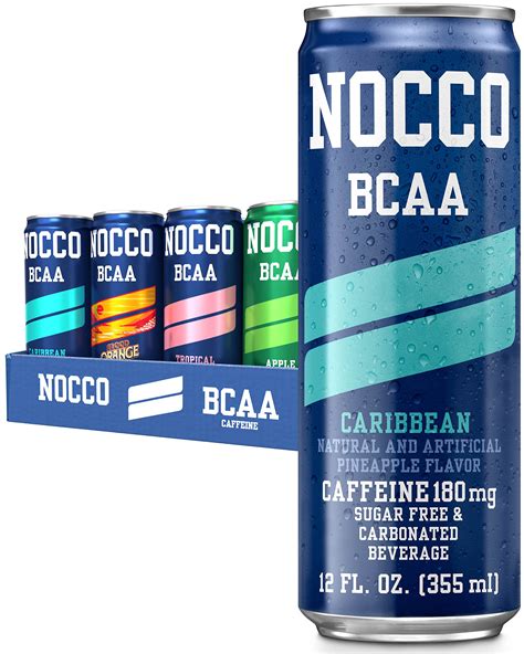 Buy NOCCO BCAA Energy Drink Variety Pack 12 Fl Oz Pack Of 12