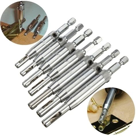 Pcs Hss Self Centering Hinge Drill Bit Set For Hinges Drawer Guides