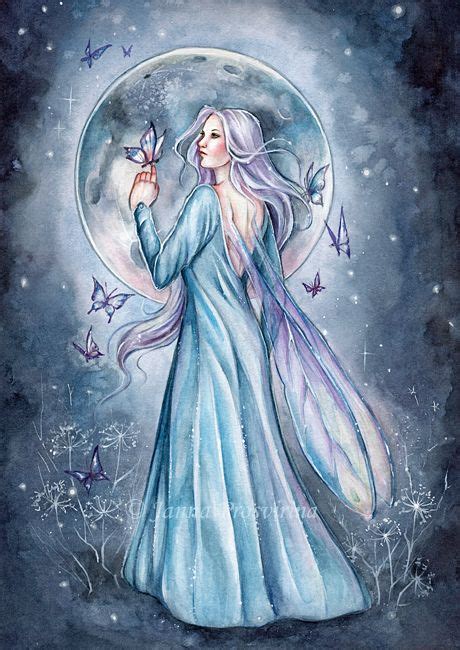 Summer Moon By Kuoma On Deviantart Fairy Artwork Fantasy Fairy