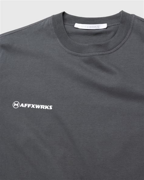 Affxwrks Affxwrks T Shirt Washed Black Highsnobiety Shop