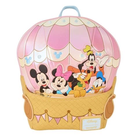 Disney By Loungefly Mini Plecak Mickey Friends Figural Hot Air Balloon
