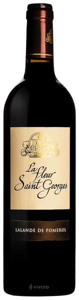 Ch Teau La Fleur Saint Georges Lalande De Pomerol Vivino Us