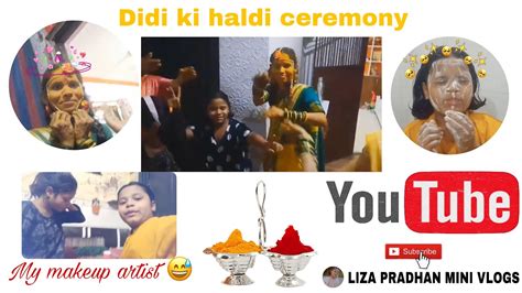 Didi Ki Haldi Ceremony🟡🥰 Youtube