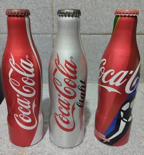 Botellas De Aluminio De Coca Cola Llenas Coleccion Mercadolibre