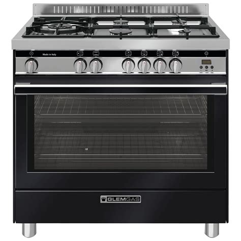 Glem Gas Premium Matt Black Cm Gas Cooker Gs Ggmb Buy Online