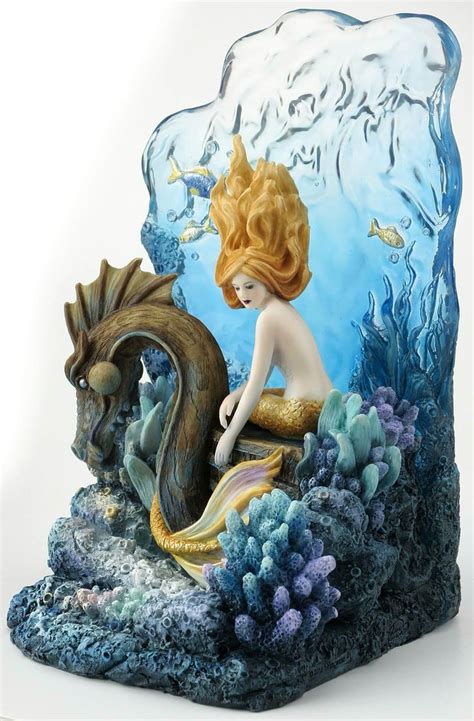 Pin By Stephanie Schultz On Mermaids Mermaid Bookends Mermaid Art