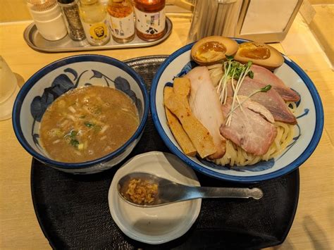 鶏と魚介の特製つけ麺：つけ麺 たけもと（東京都大田区南雪谷2：2023年82杯目） Eihoのブログ3