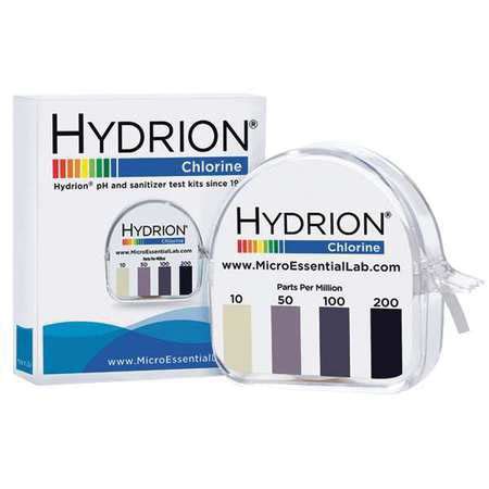 Hydrion Chlorine Tests Micro Essentials Weber Scientific