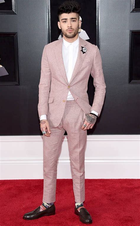 2018 Grammys Red Carpet Fashion Zayn Malik 2018 Grammy Awards Red