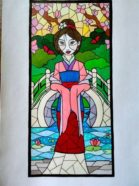 Mulan By Wiegand90 On Deviantart Mulan Disney Movies Stained Glass