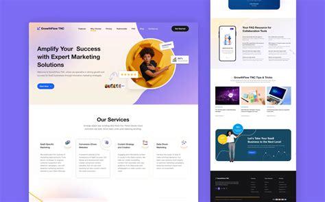 Growthflow Tnc Best Webflow Saas Agency Template