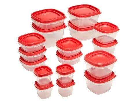 Set 17 Recipientes Pl sticos Herm ticos Rubbermaid Easy Find Catálogo