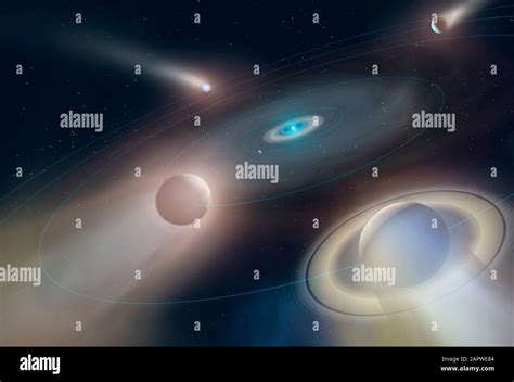 Solar System Layout Diagram