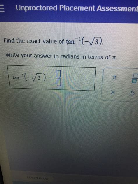 Solved Unproctored Placement Assessment Find The Exact Chegg