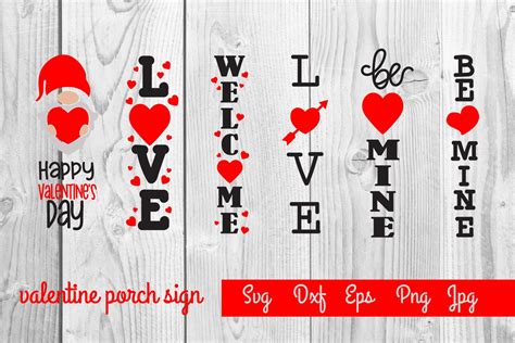 Valentine Porch Sign Svg Sublimation