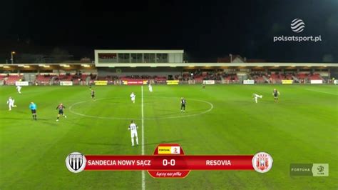 Sandecja Nowy Sącz Apklan Resovia Rzeszów 1 1 Skrót meczu