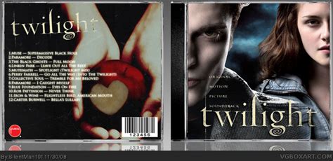 Twilight Motion Picture Soundtrack Music Box Art Cover by SilentMan101