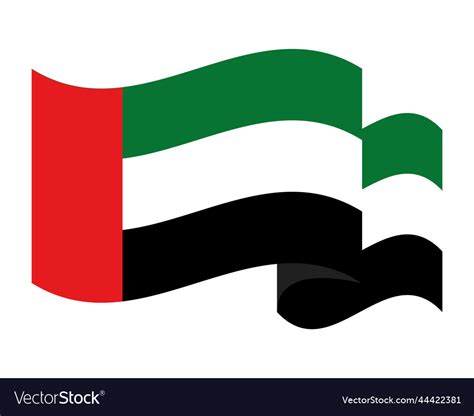 United arab emirates flag icon Royalty Free Vector Image