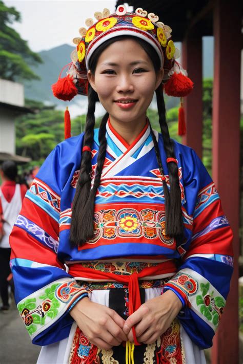 A woman wearing traditional Taiwanese indigenous clothing by s7ktsgsx5g ...