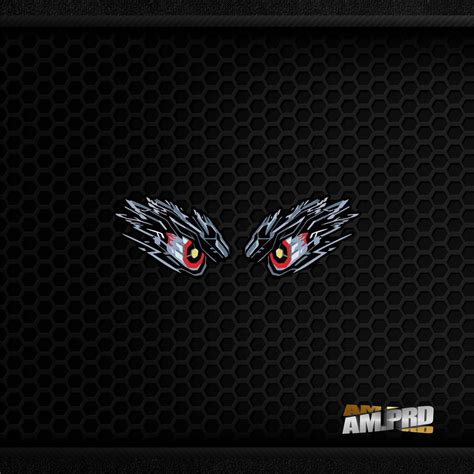 Cyborg Eye Sticker Decal Vinyl Waterproof And Laminated For Car