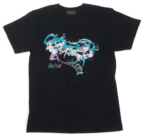 駿河屋 Re：dial グラフィックtシャツ ブラック Xlサイズ 「vocaloid Livetune Feat 初音ミク」（tシャツ）