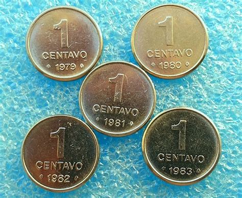 SÉRIE 1 CENTAVO SOJINHA 1979 A 1983 Pira Numismática Moedas