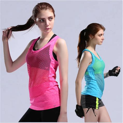 Womens Integrated Sports Training Sleeveless T Shirt Quick Dry Hygiene