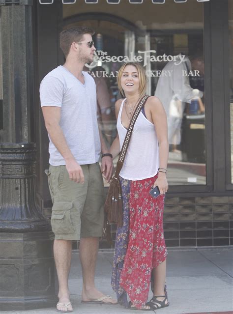 Miley~25. August- At the Cheescake Factory with Liam - Miley Cyrus ...