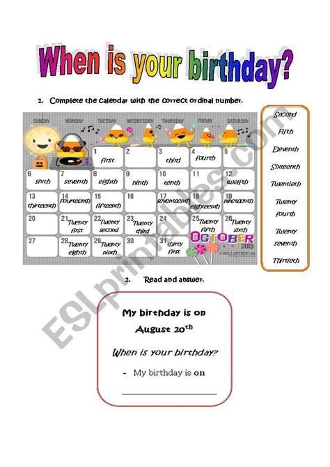 When Is Your Birthday Tradução