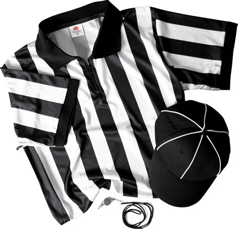 Amazon Referee Necessities Bundle Camiseta de árbitro de rayas