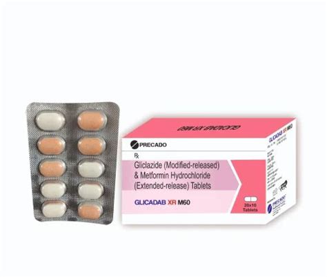 Gliclazide Modified Release And Metformin Hydrochloride Extended Release Tablets At Rs 130