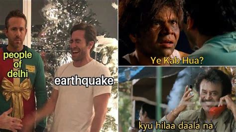 Netizens React To Delhi Ncr Earthquake With Hilarious Memes On Twitter