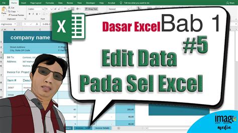 Cara Edit Data Sel Di Ms Excel Youtube