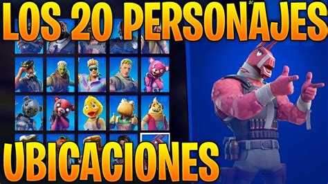 Como Encontrar Todos Los Personajes De Fortnite Capitulo Temporada